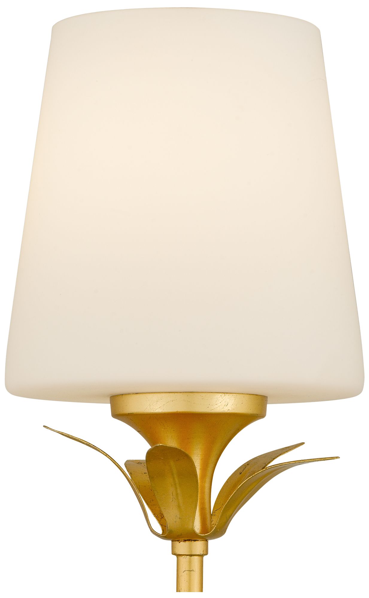 Image 5 Dorothea 1-Light Gold Leaf Wall Sconce more views
