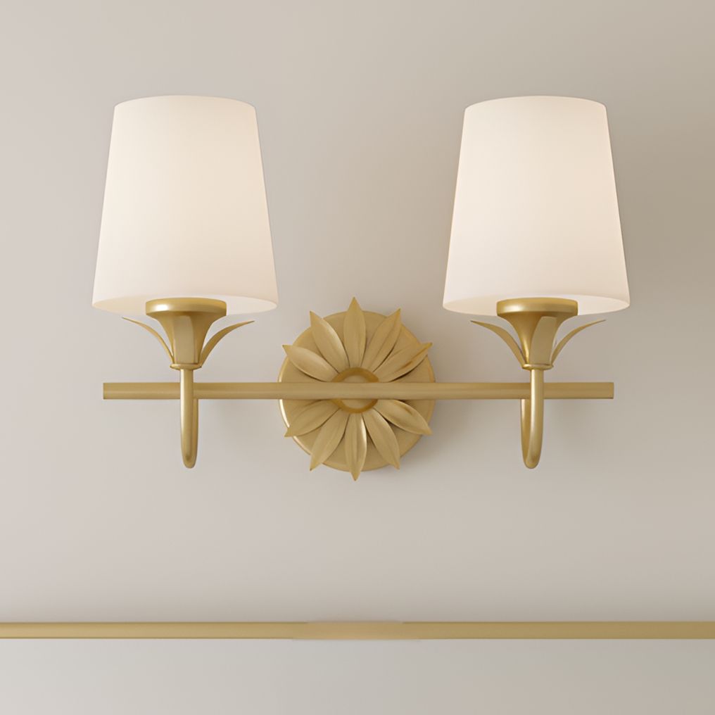 Thumbnail1 of Dorothea 2-Light Gold Leaf Vanity Light