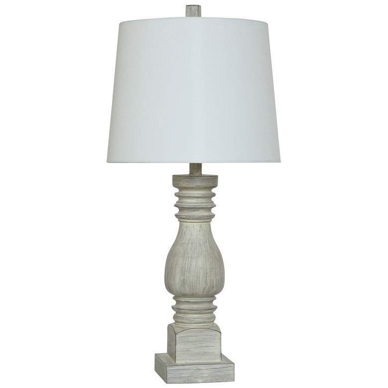 Image 1 Dorothy 29" High Grayson Gray Table Lamp With White Shade