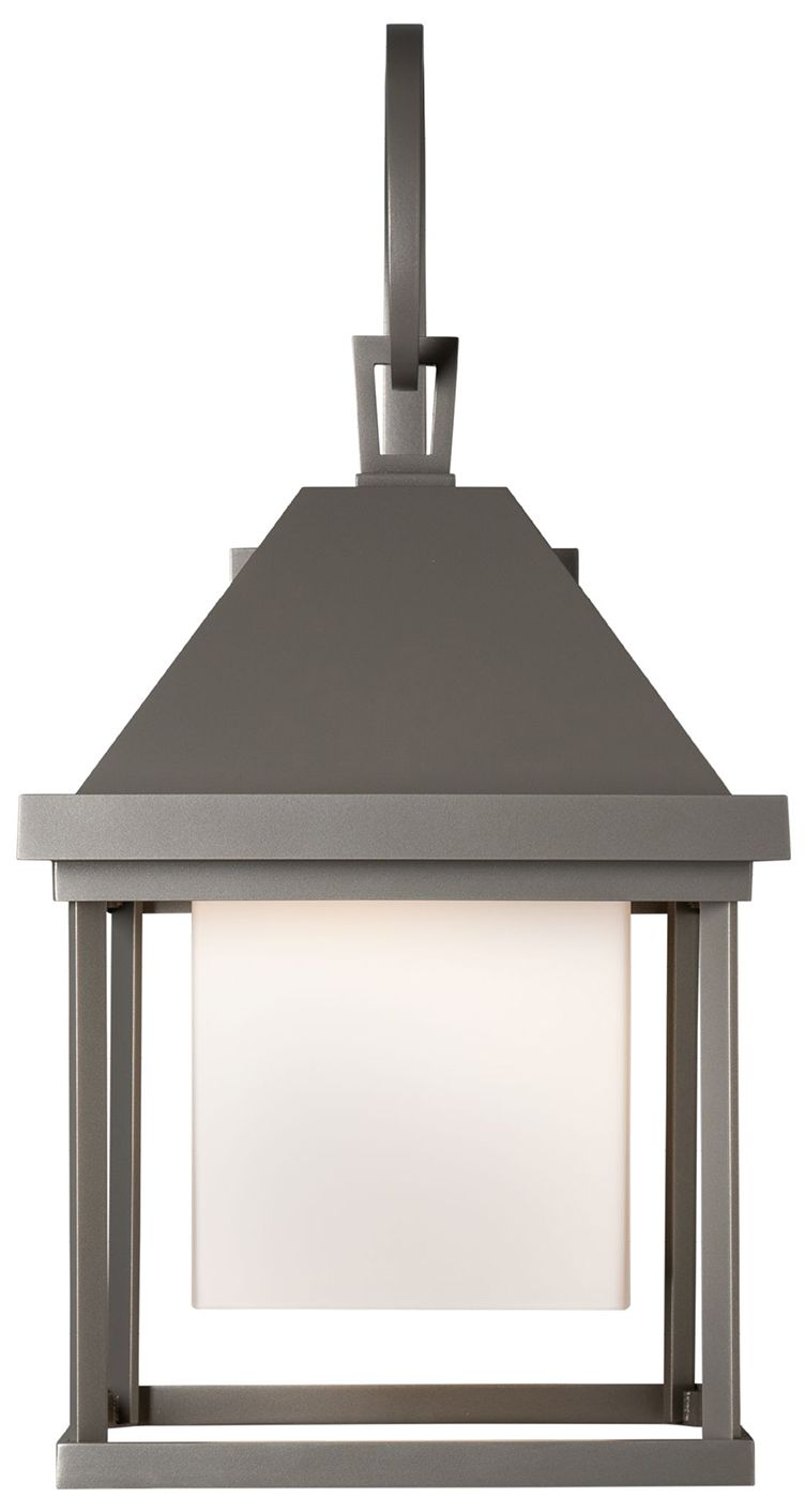 Image 3 Dorset 22.7"High Coastal Burnished Steel Outdoor Wall Sconce more views