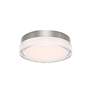 2_Dot 12 1/4" Wide Stainless Steel LED Outdoor Ceiling Light