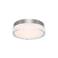 Dot 12 1/4" Wide Stainless Steel LED Outdoor Ceiling Light
