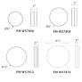 4_Dot 12 1/4" Wide Stainless Steel LED Outdoor Ceiling Light more views