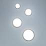 5_Dot 12 1/4" Wide Stainless Steel LED Outdoor Ceiling Light more views