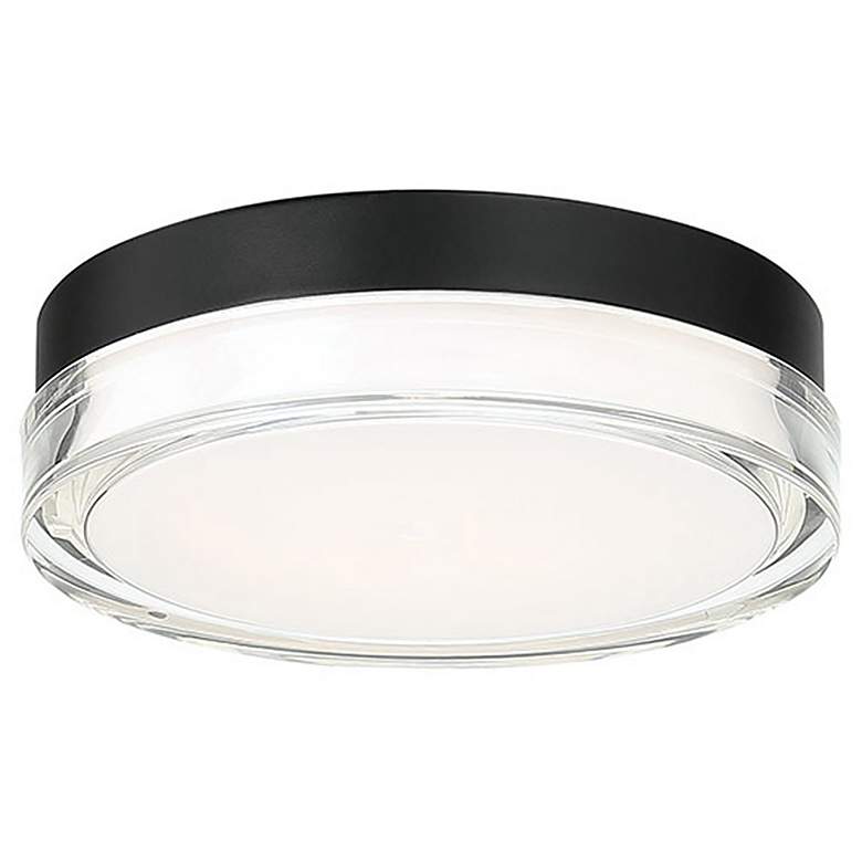 Image 1 Dot 2.5 inchH x 8.88 inchW 1-Light Flush Mount in Black