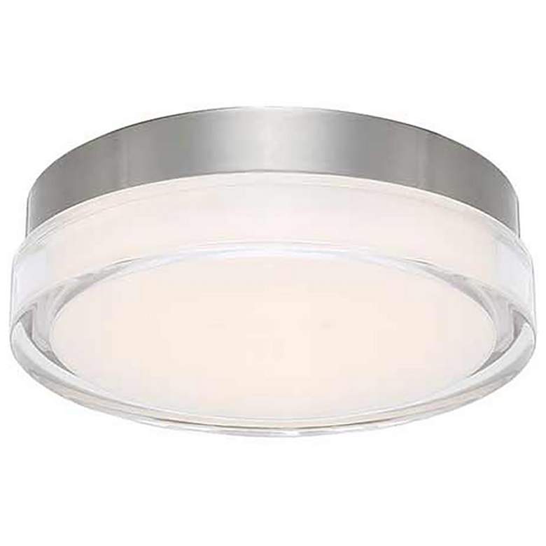 Image 1 Dot 2.5 inchH x 8.88 inchW 1-Light Flush Mount in Stainless Steel