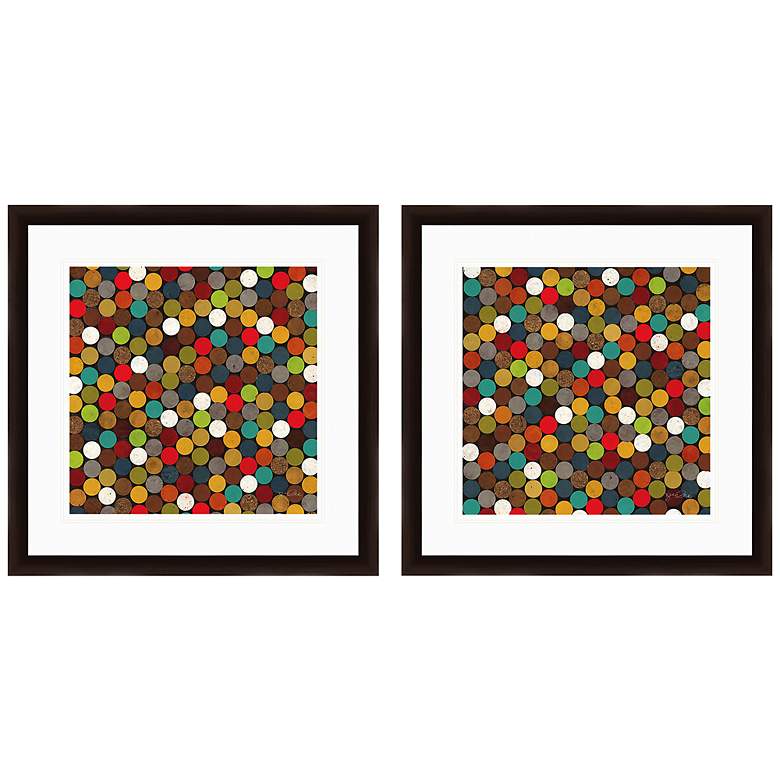 Image 1 Dot Obsession 2-Piece 18 inch Square Wall Art Set