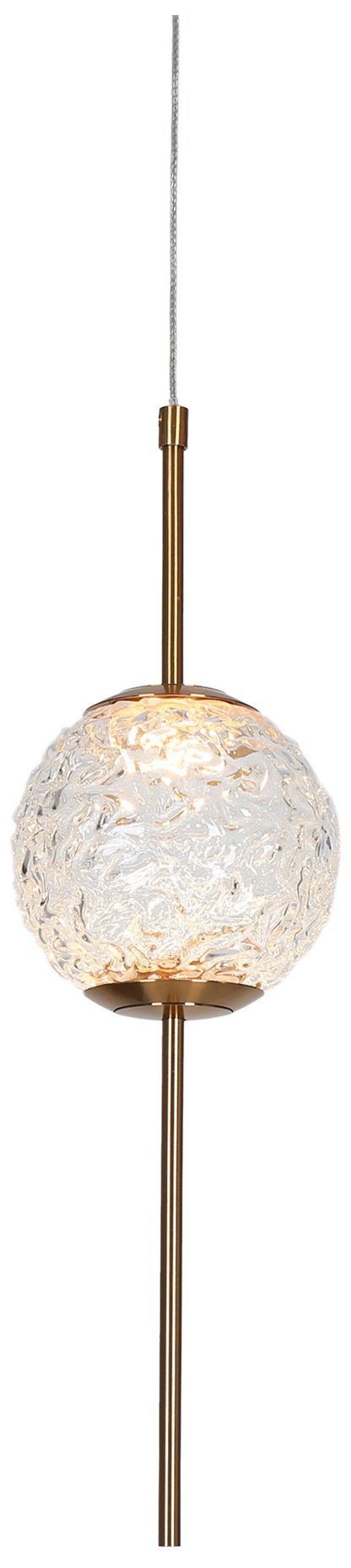 Doteaey 1-Light Glass LED Pendant Light - Made to Order