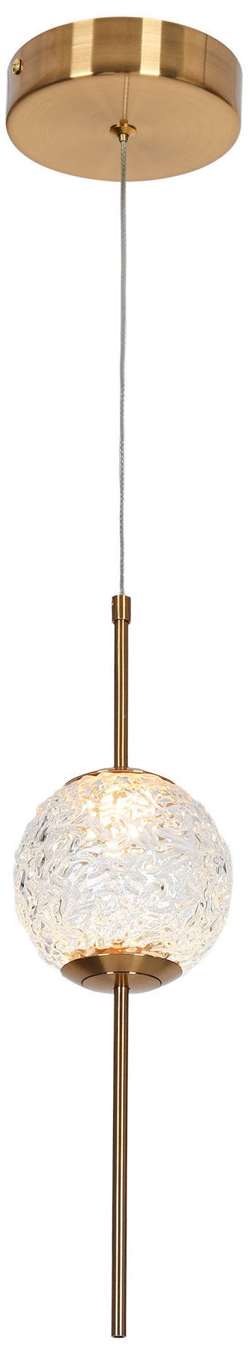 Doteaey 1-Light Glass LED Pendant Light - Made to Order