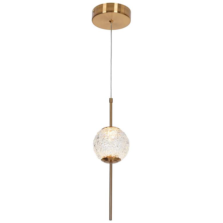Image 6 Doteaey 1-Light Glass LED Pendant Light more views