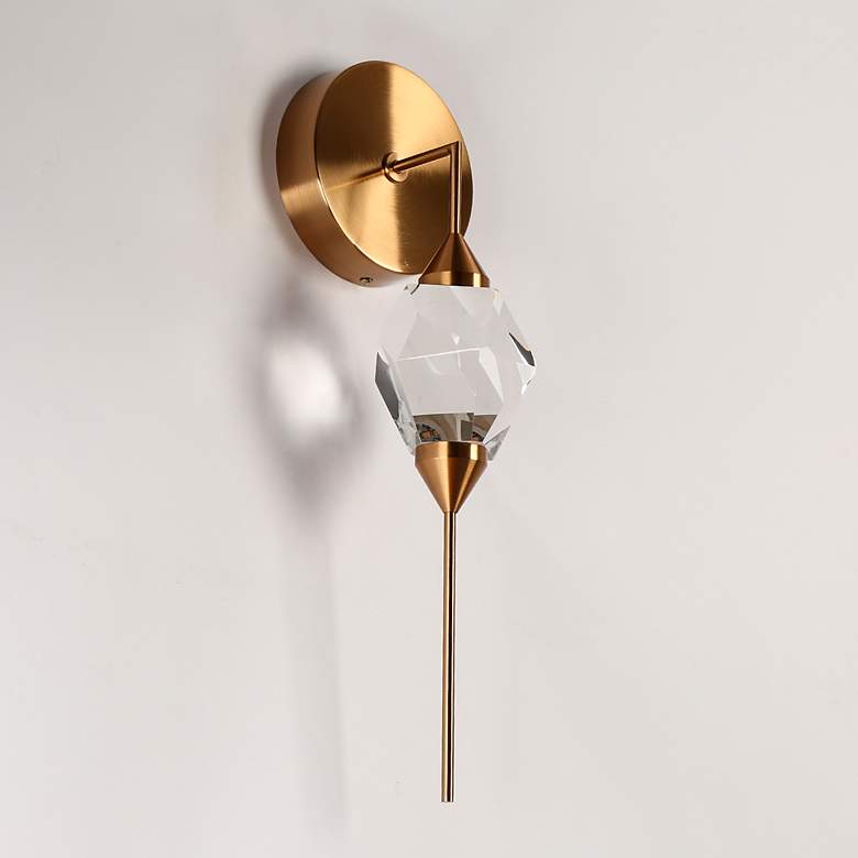 Image 1 Doteaey 1-Light LED Crystal Wall Sconces