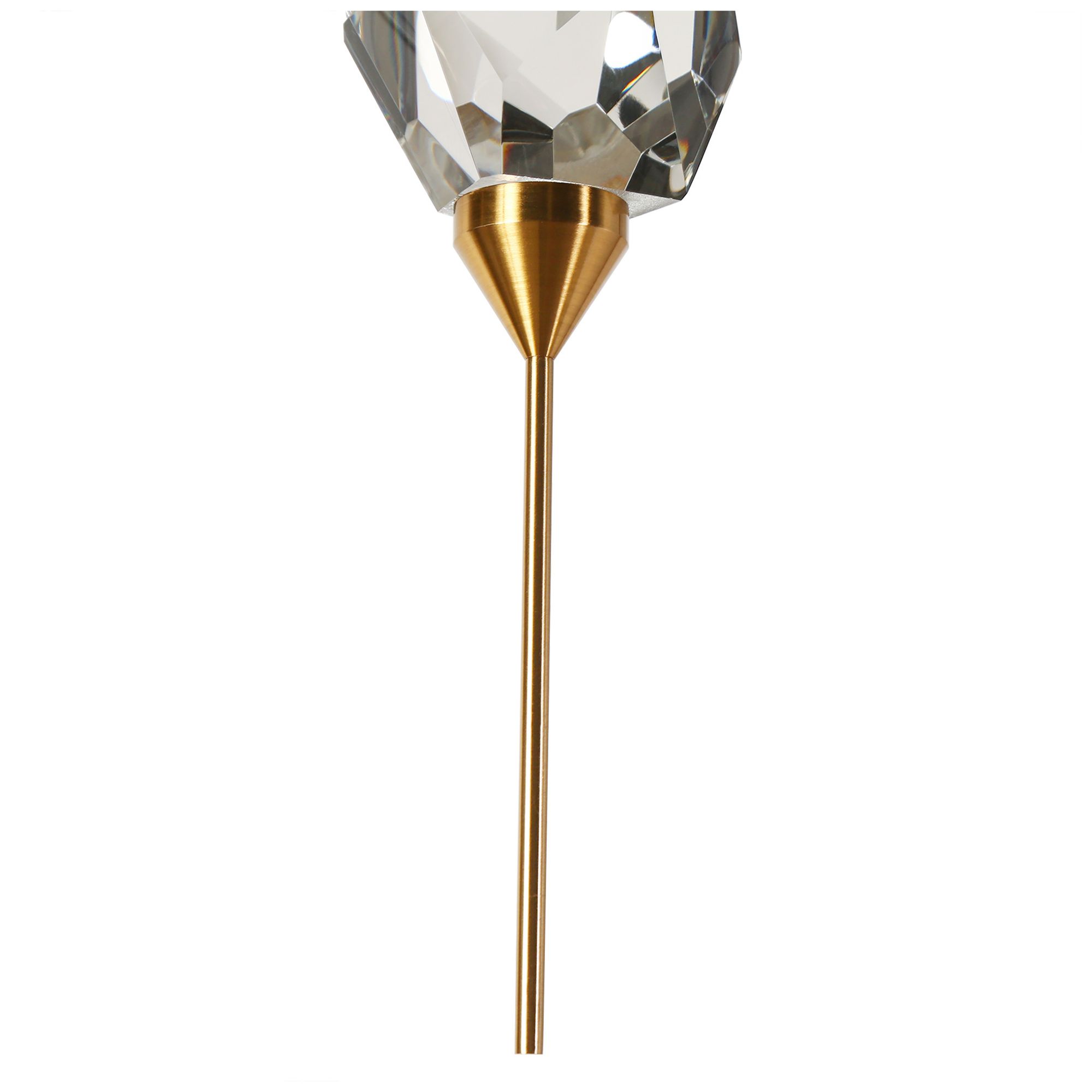 Doteaey 5-Light Gold Cluster LED Crystal Island Pendant Light Made to Order