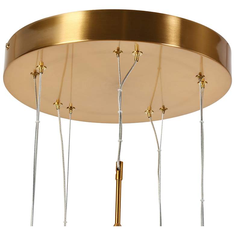 Image 3 Doteaey 5-Light Gold Cluster LED Crystal Island Pendant Light more views