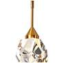4_Doteaey 5-Light Gold Cluster LED Crystal Island Pendant Light more views