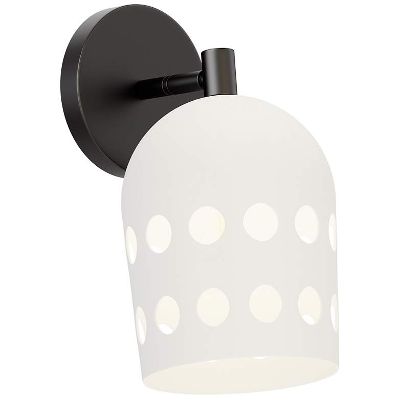 Image 1 Dottie 1-Light Adjustable Sconce - Black
