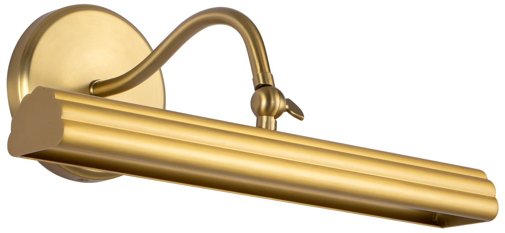 Image 3 Dottie 14-in Brushed Gold dimmable LED Wall/Picture Light more views