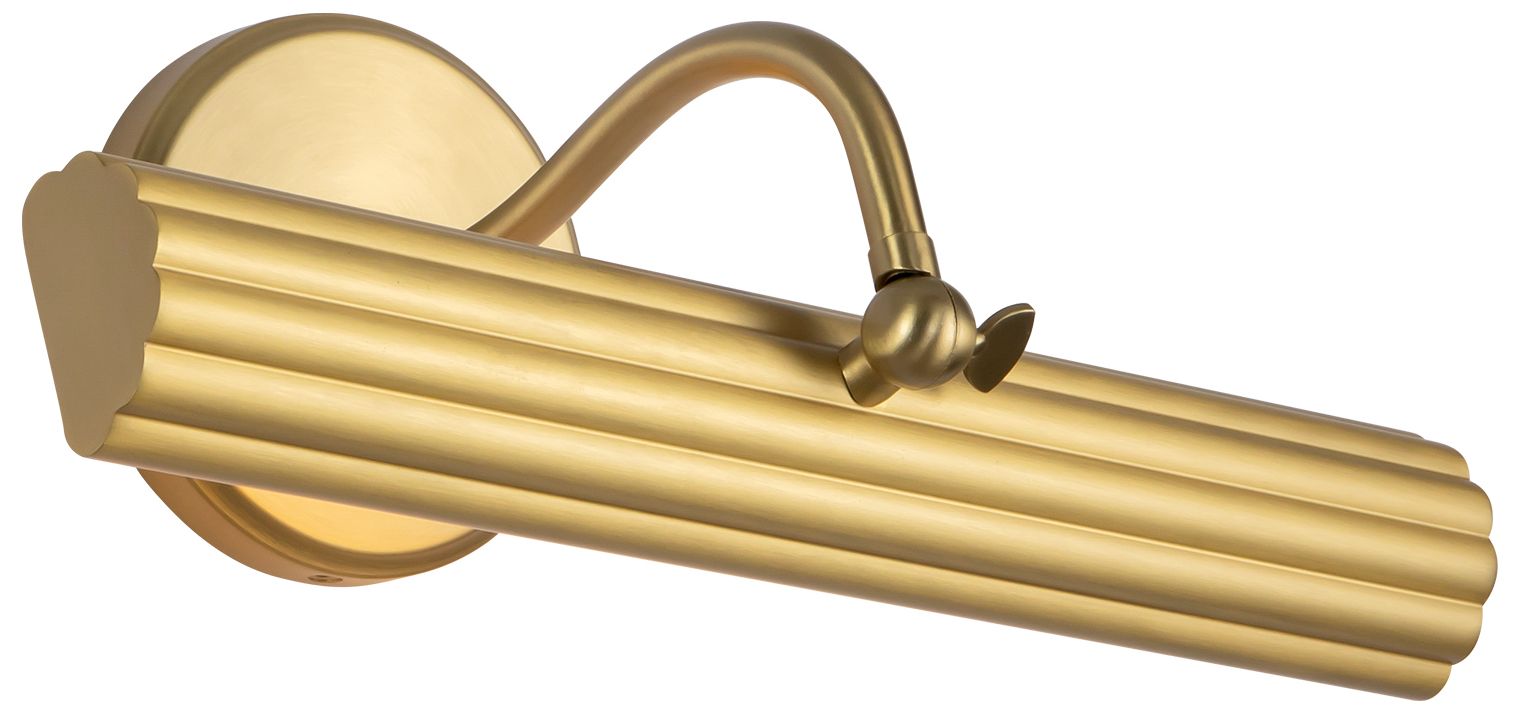 Image 4 Dottie 14-in Brushed Gold dimmable LED Wall/Picture Light more views