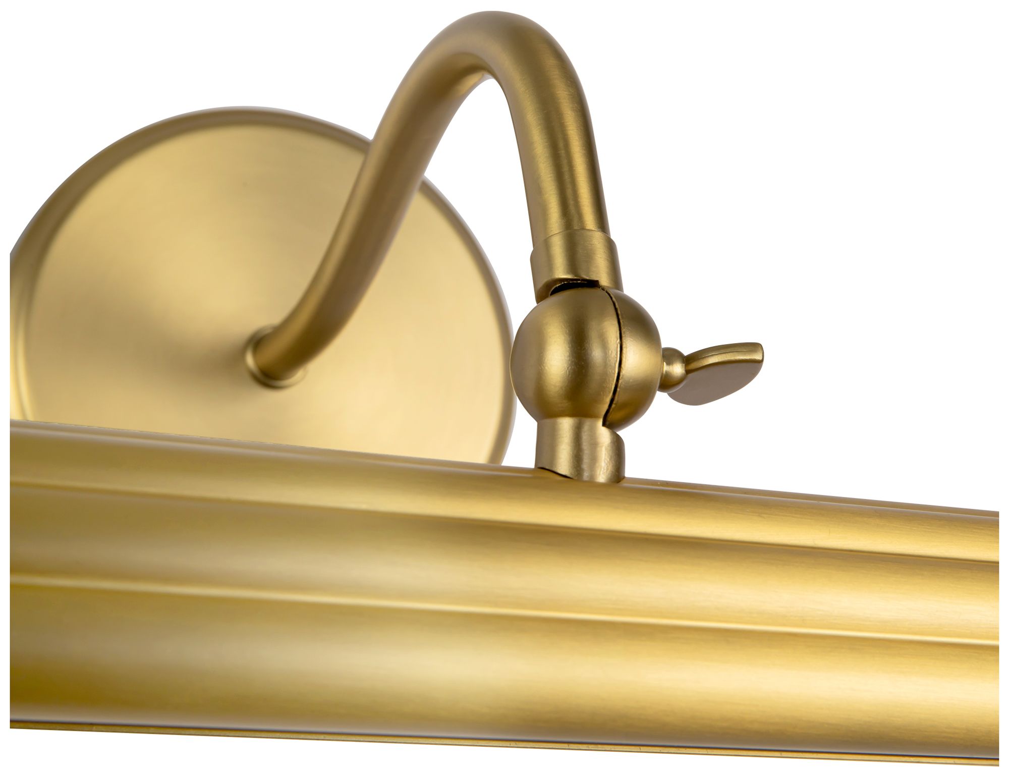 Image 5 Dottie 14-in Brushed Gold dimmable LED Wall/Picture Light more views