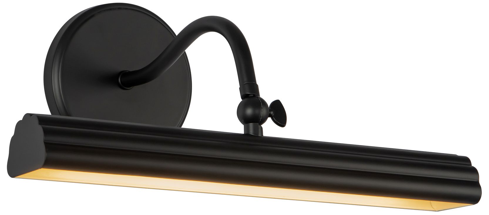 Image 6 Dottie 14-in Matte Black dimmable LED Wall/Picture Light more views