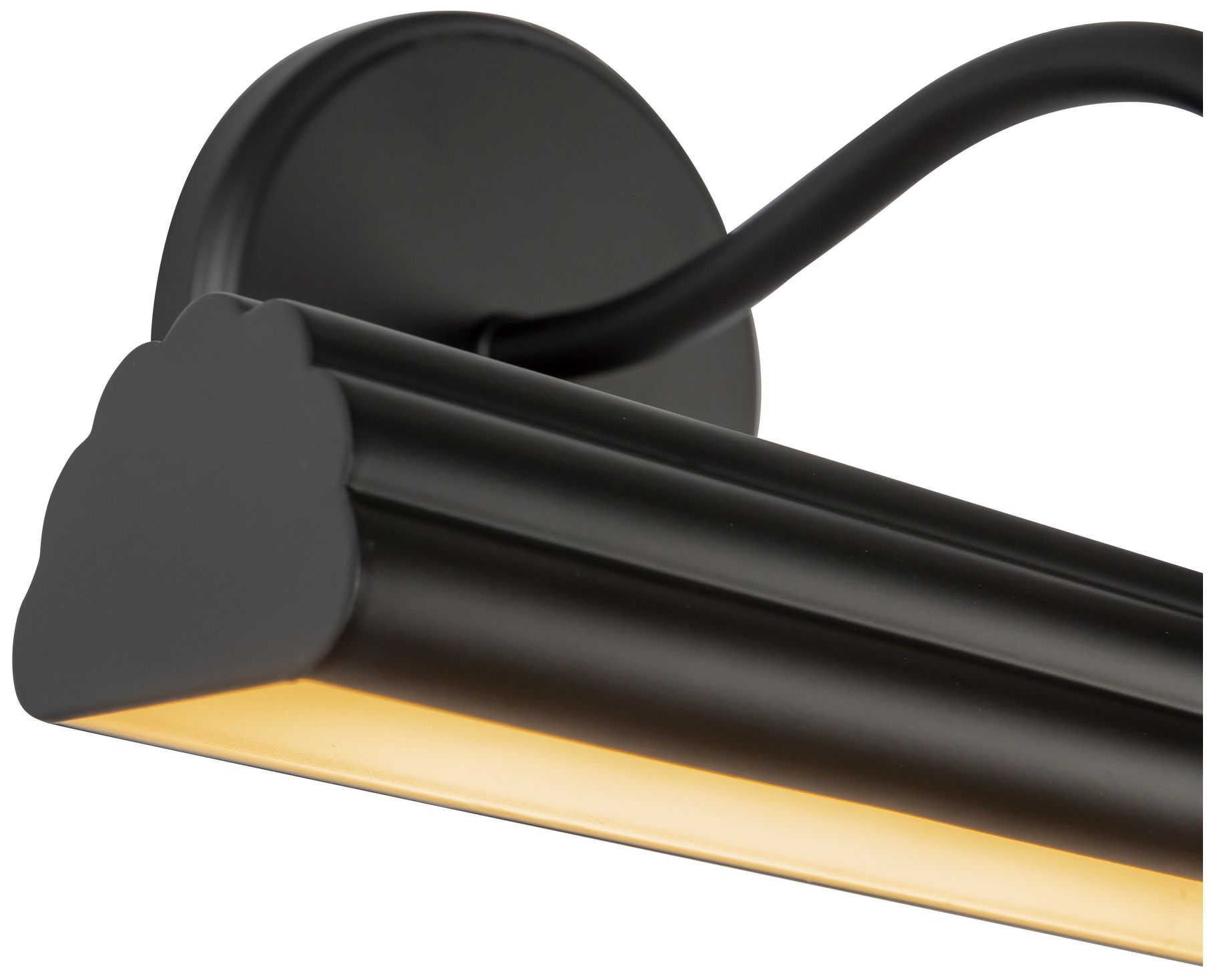 Image 7 Dottie 14-in Matte Black dimmable LED Wall/Picture Light more views