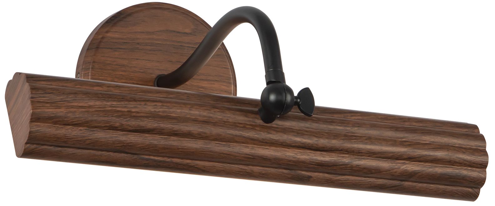 Image 4 Dottie 14-in Walnut Brown dimmable LED Wall/Picture Light more views