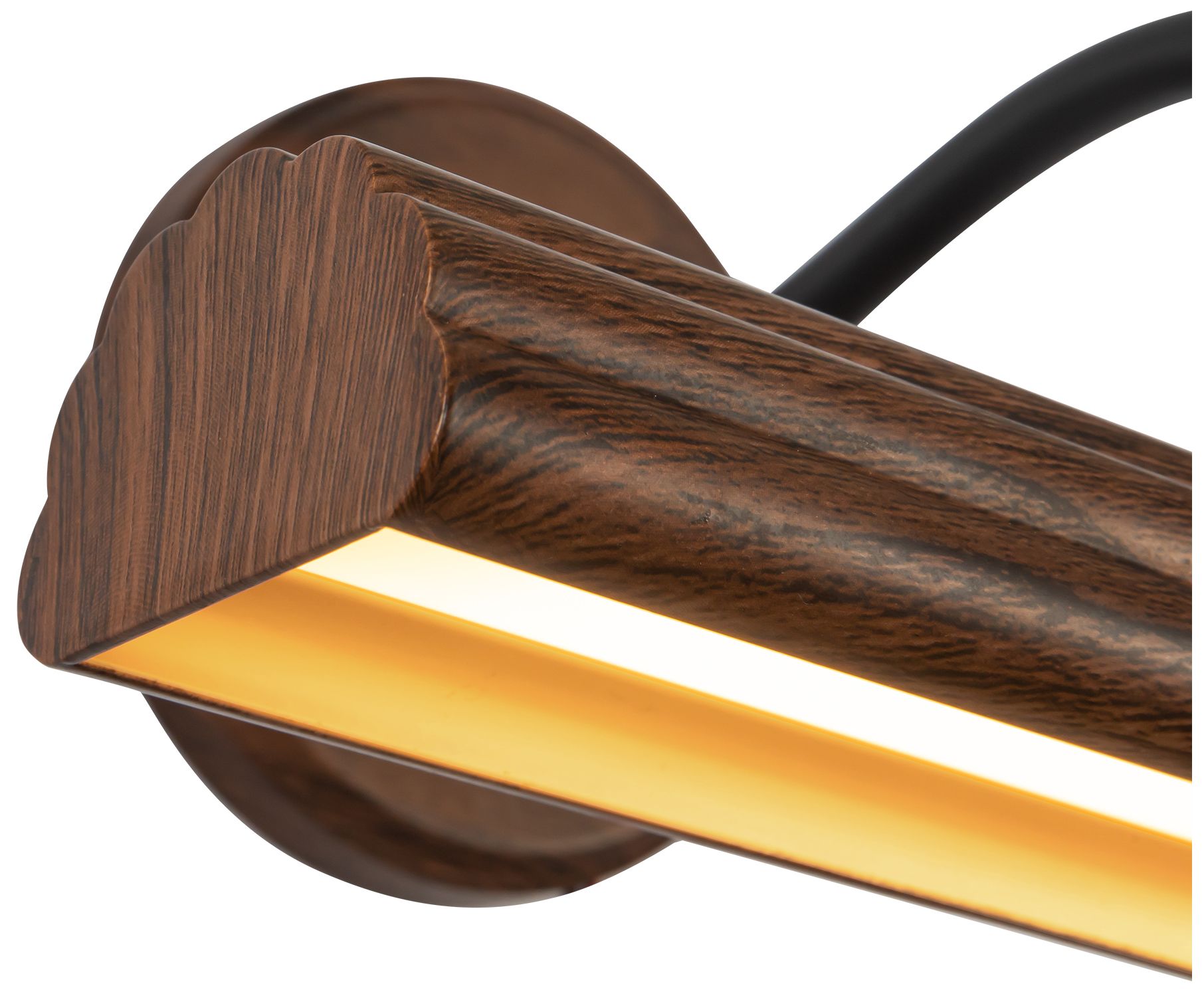 Image 7 Dottie 14-in Walnut Brown dimmable LED Wall/Picture Light more views
