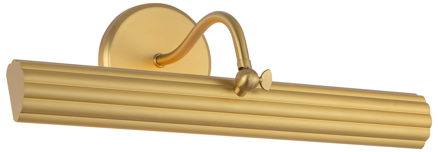 Image 4 Dottie 18-in Brushed Gold dimmable LED Wall/Picture Light more views