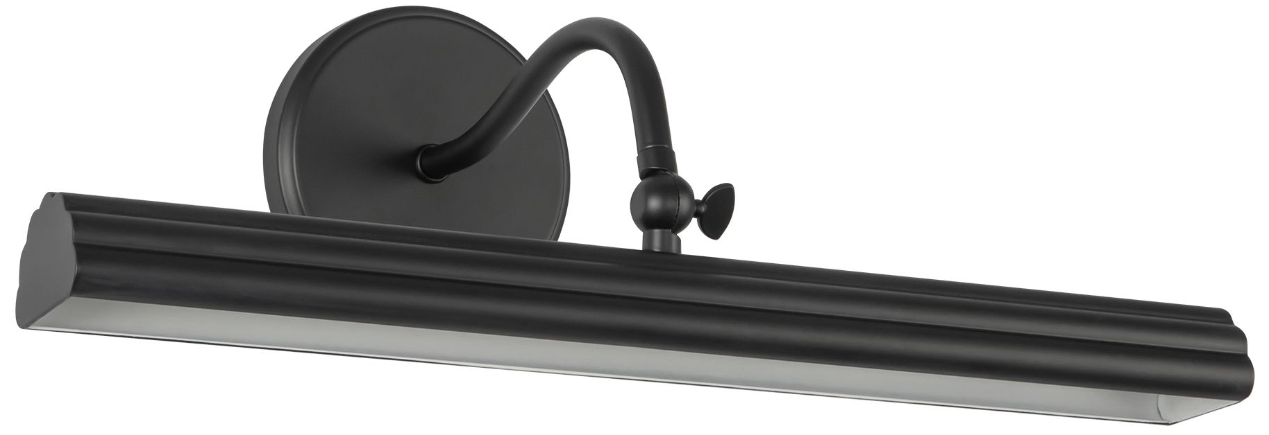 Image 3 Dottie 18-in Matte Black dimmable LED Wall/Picture Light more views