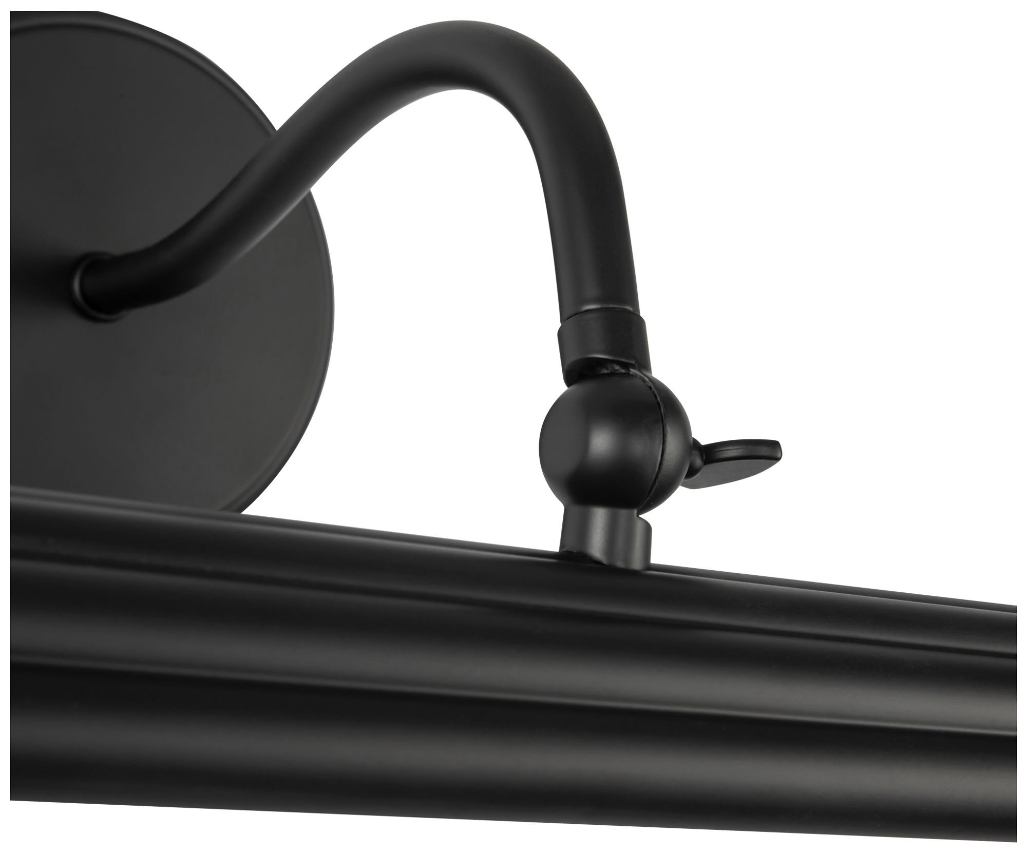 Image 4 Dottie 18-in Matte Black dimmable LED Wall/Picture Light more views