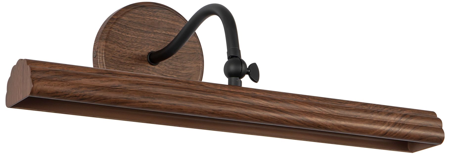 Image 3 Dottie 18-in Walnut Brown dimmable LED Wall/Picture Light more views
