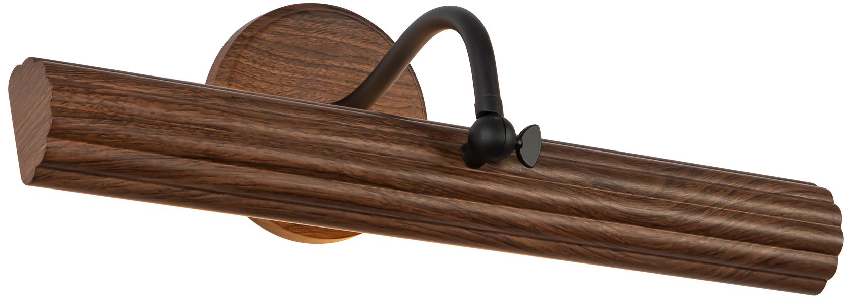 Image 4 Dottie 18-in Walnut Brown dimmable LED Wall/Picture Light more views