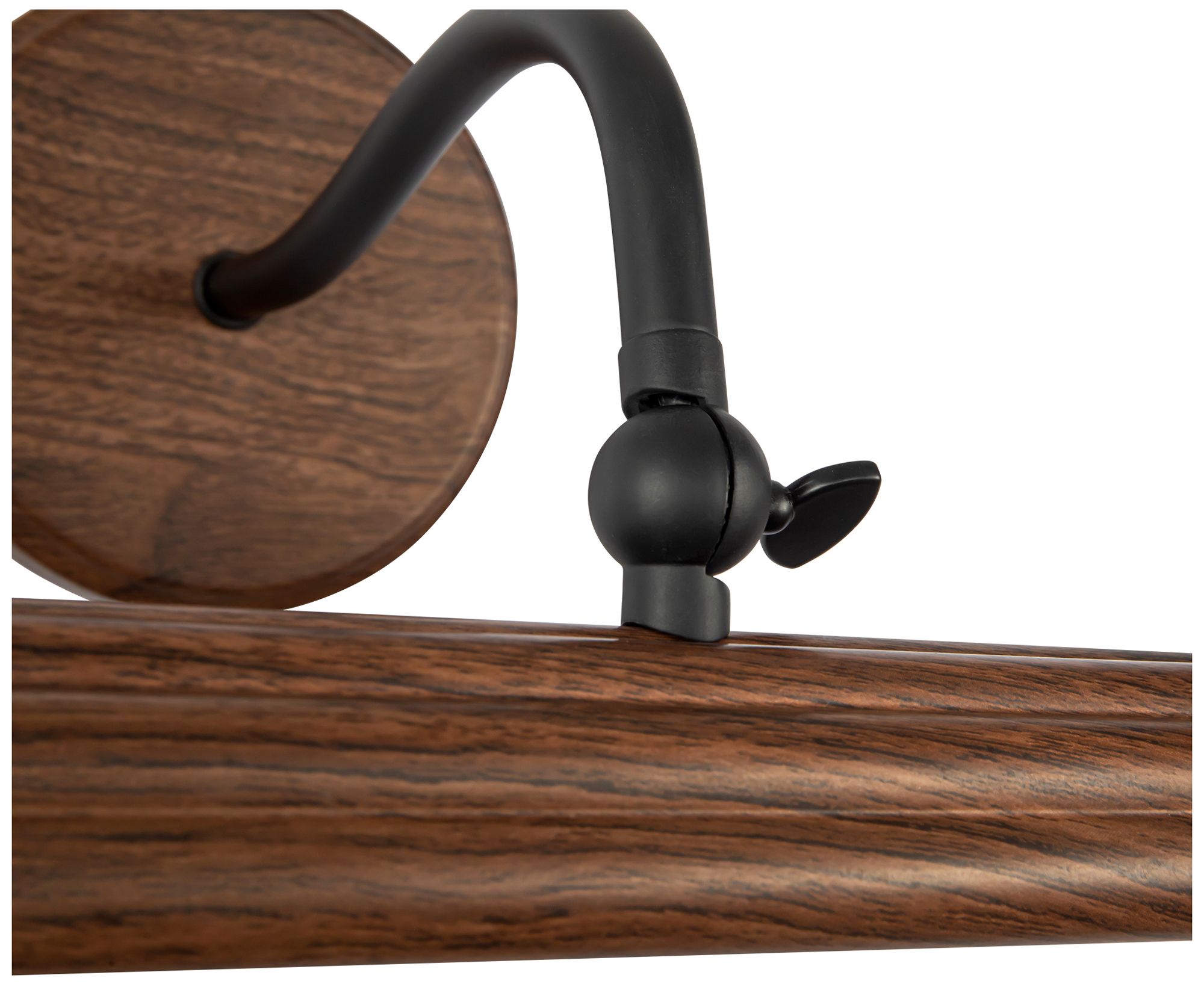 Image 5 Dottie 18-in Walnut Brown dimmable LED Wall/Picture Light more views
