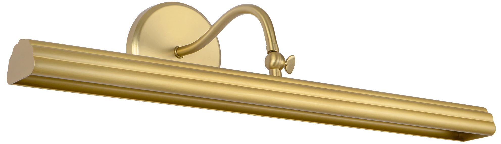 Image 3 Dottie 24-in Brushed Gold dimmable LED Wall/Picture Light more views