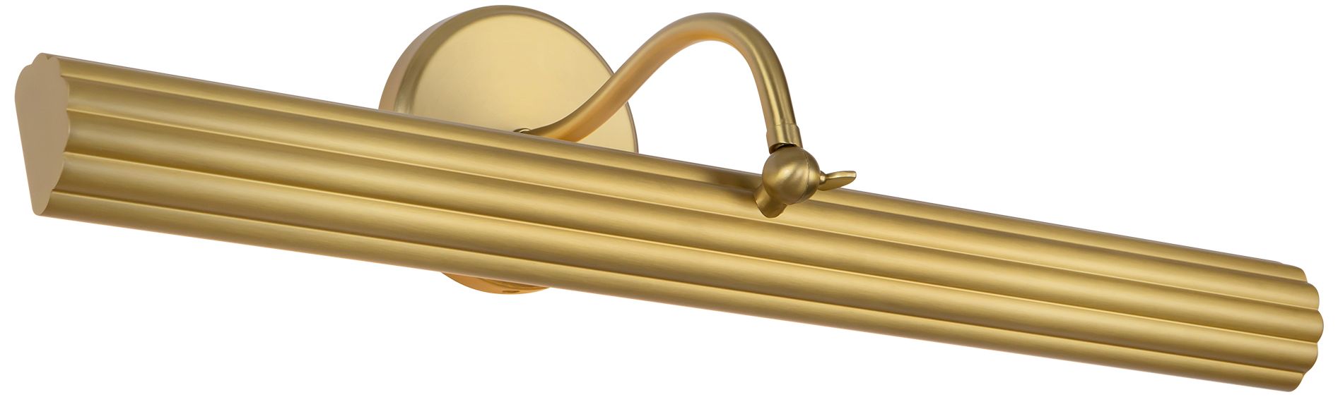 Image 4 Dottie 24-in Brushed Gold dimmable LED Wall/Picture Light more views