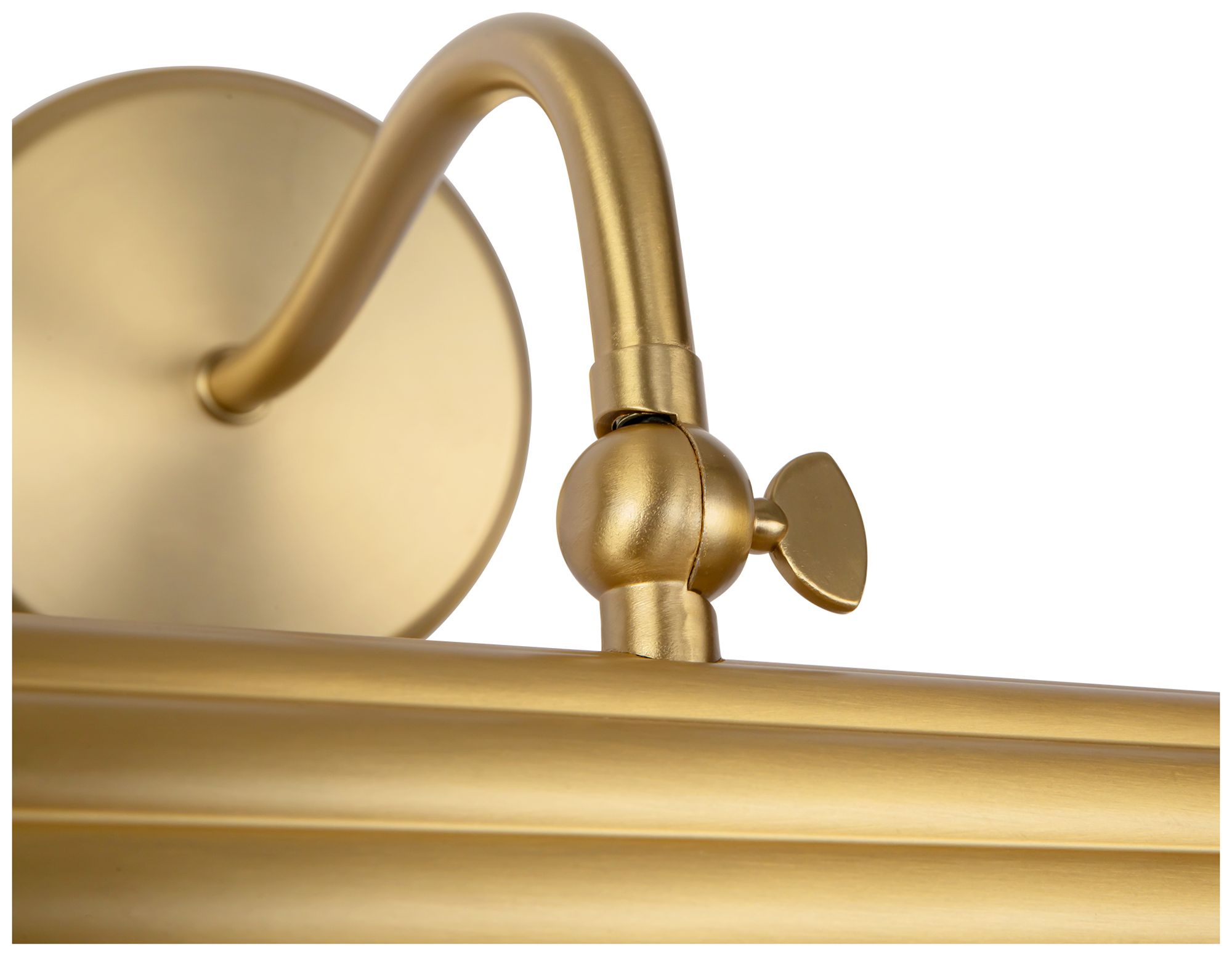 Image 5 Dottie 24-in Brushed Gold dimmable LED Wall/Picture Light more views