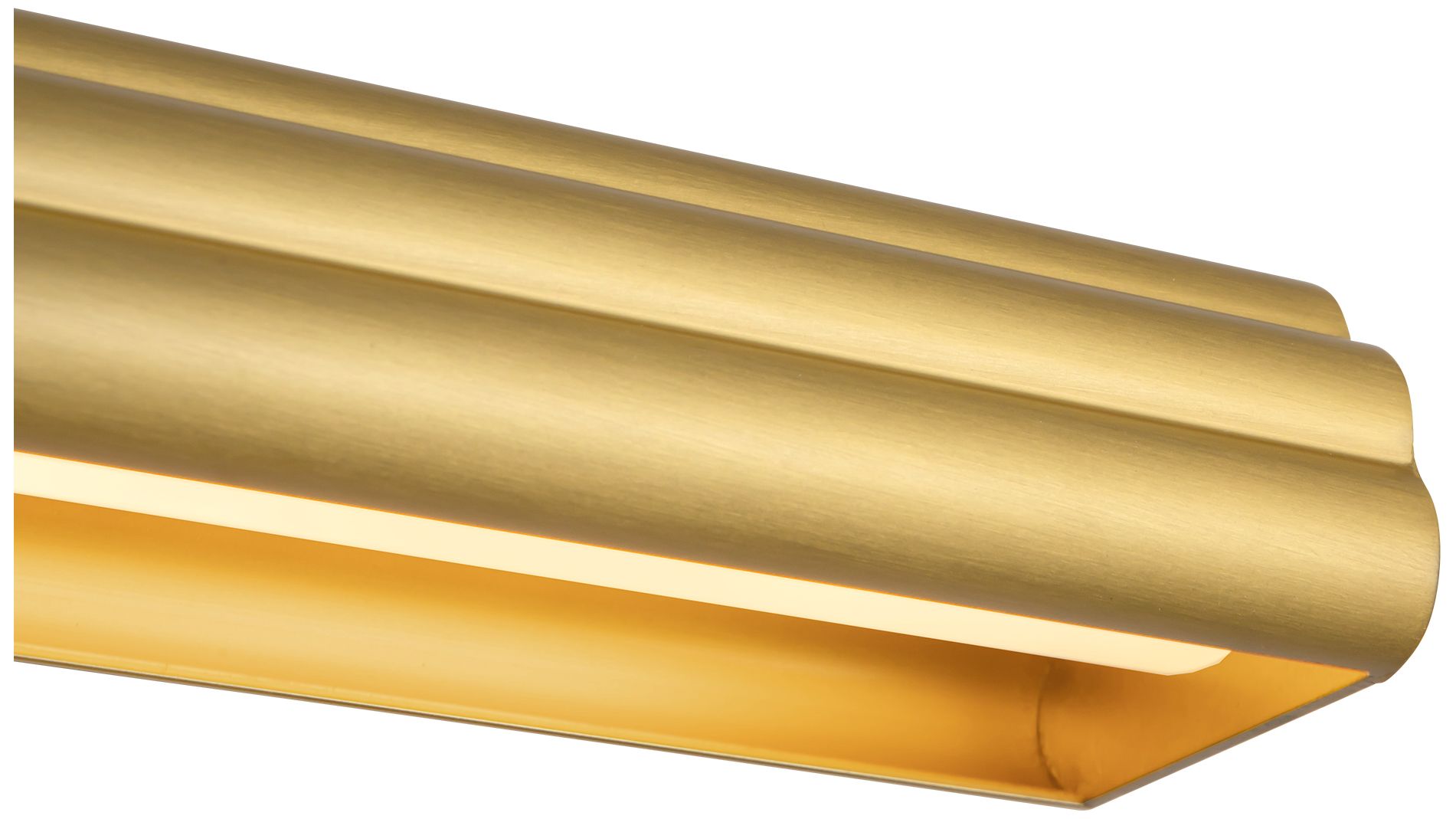 Image 7 Dottie 24-in Brushed Gold dimmable LED Wall/Picture Light more views