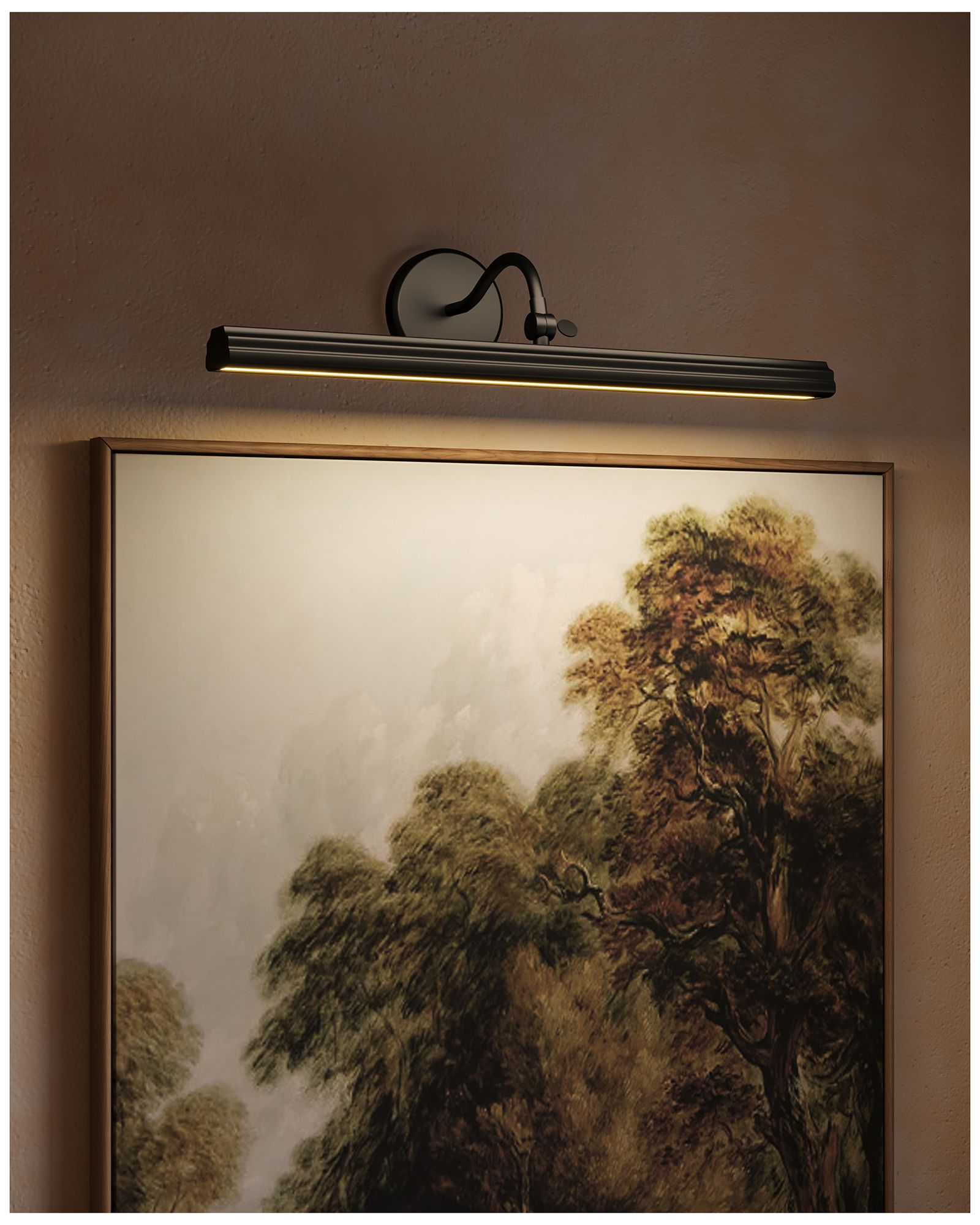 Dottie 24-in Matte Black dimmable LED Wall/Picture Light