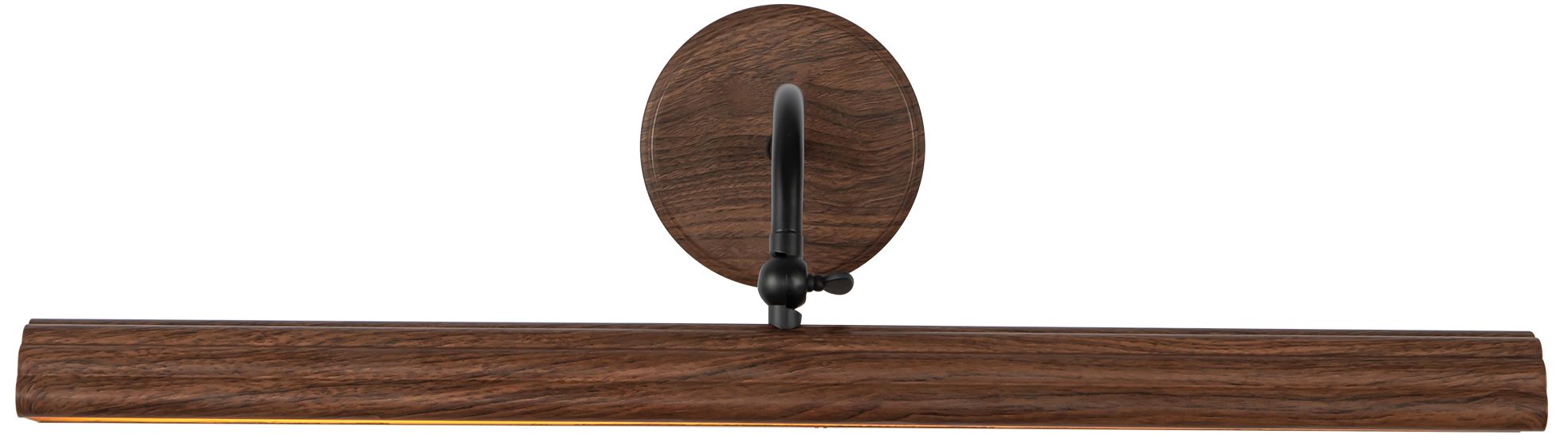 Image 2 Dottie 24-in Walnut Brown dimmable LED Wall/Picture Light