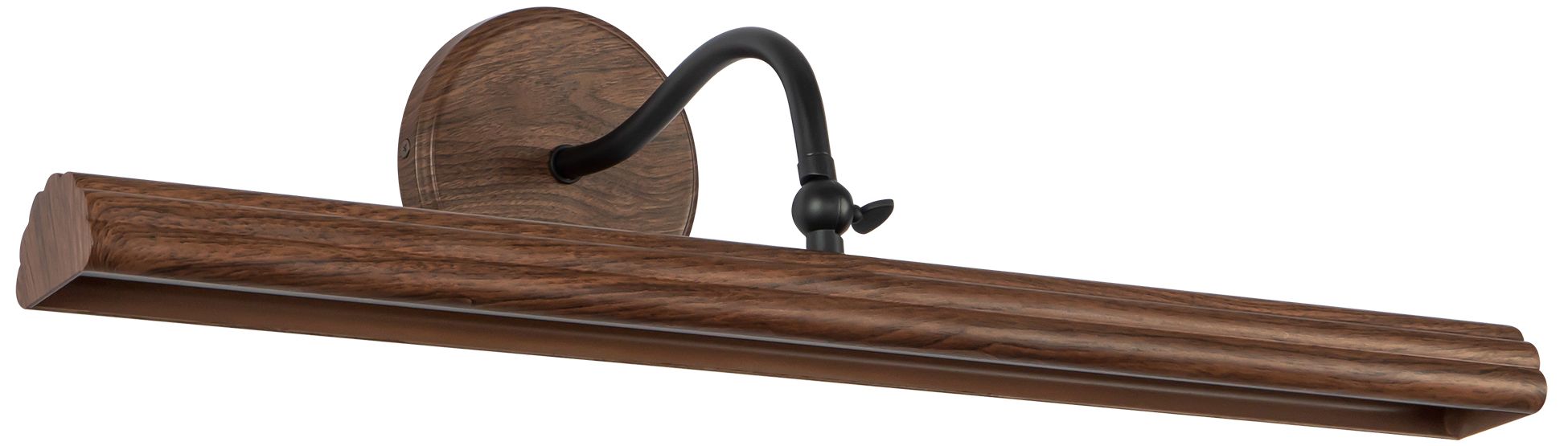 Image 3 Dottie 24-in Walnut Brown dimmable LED Wall/Picture Light more views