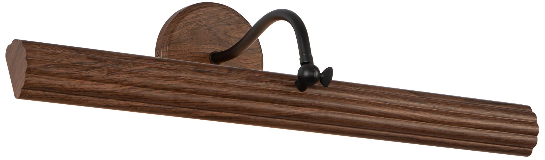 Image 4 Dottie 24-in Walnut Brown dimmable LED Wall/Picture Light more views