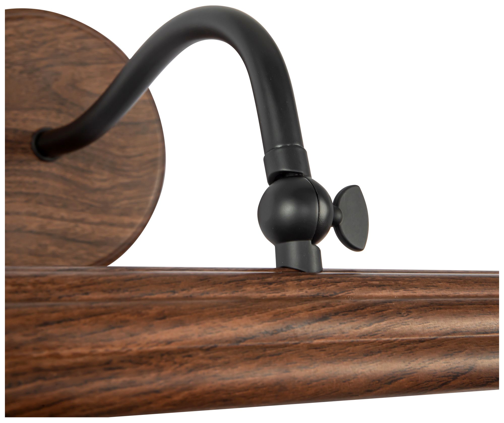 Image 5 Dottie 24-in Walnut Brown dimmable LED Wall/Picture Light more views