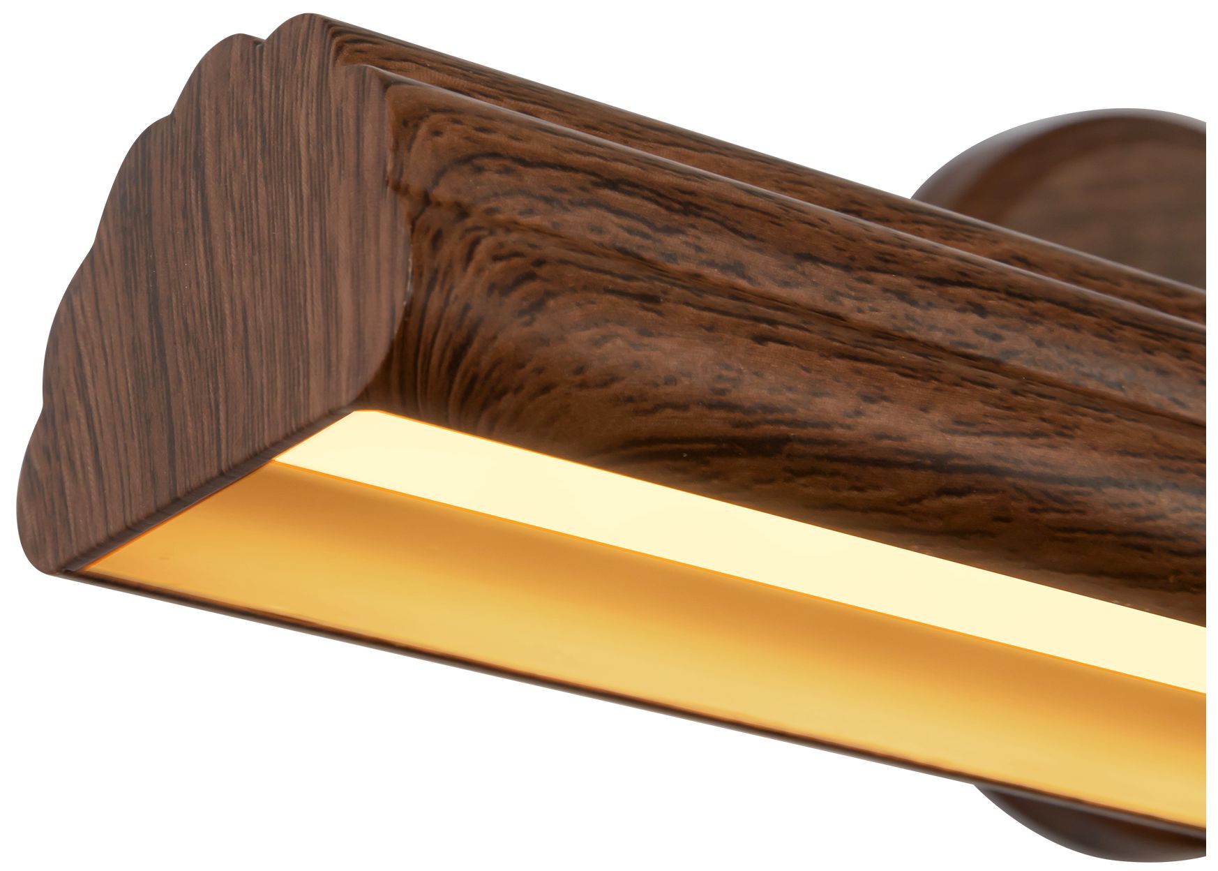 Image 7 Dottie 24-in Walnut Brown dimmable LED Wall/Picture Light more views