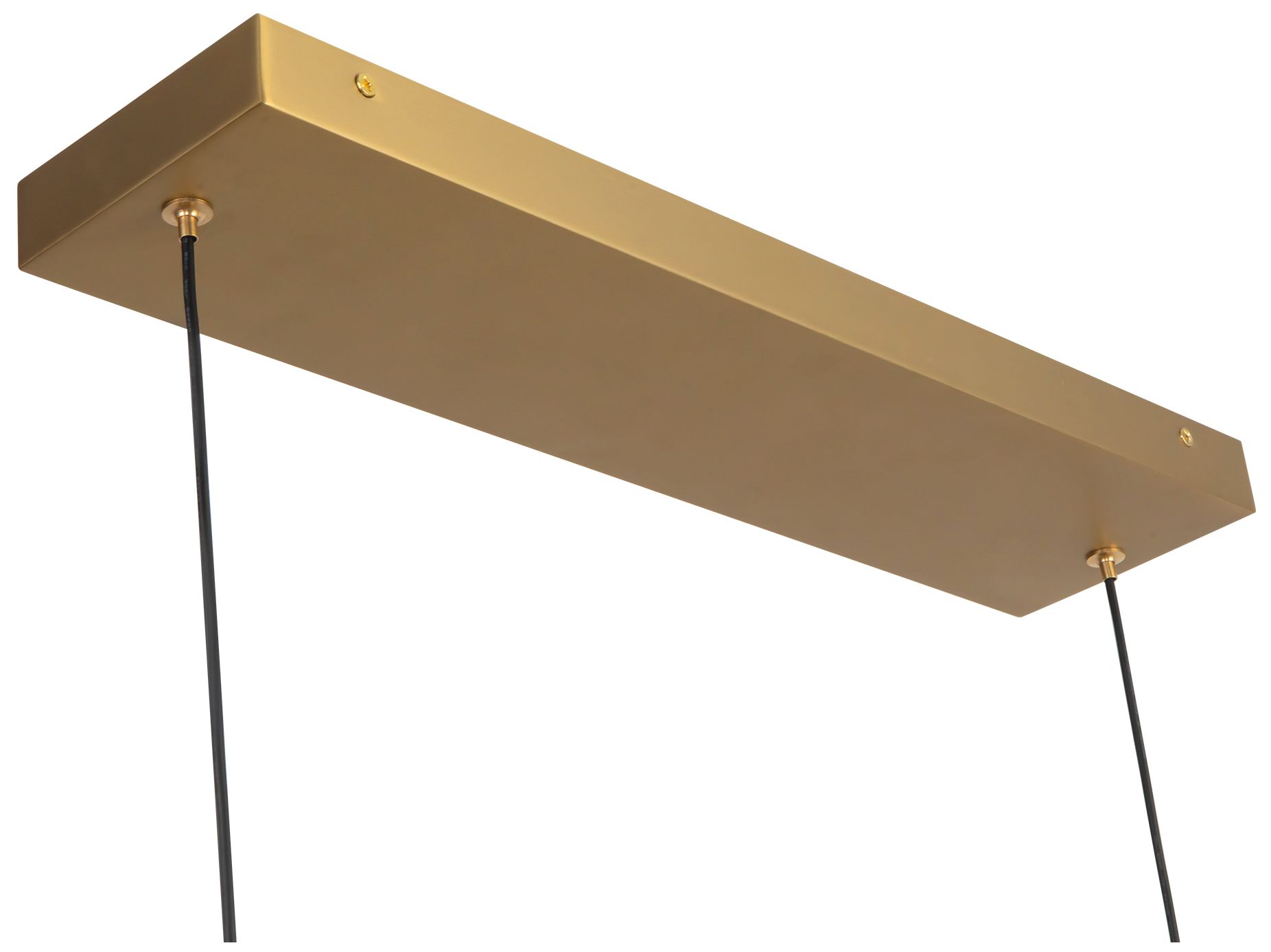 Image 4 Dottie 4-ft Brushed Gold dimmable LED Linear Pendant more views
