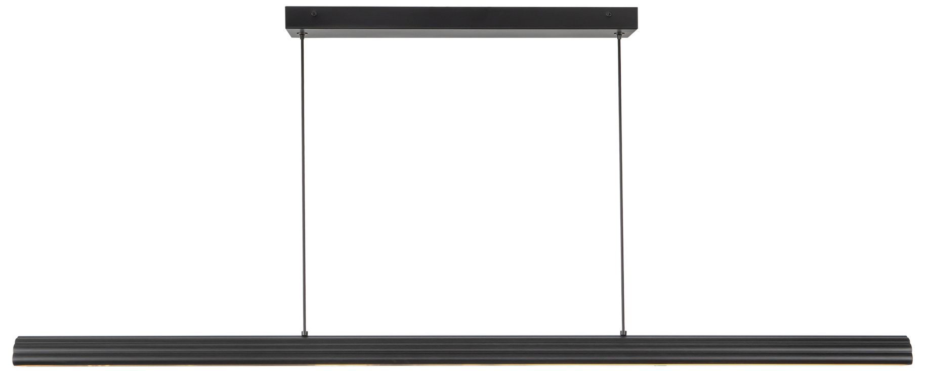 Dottie 4-ft Matte Black dimmable LED Linear Pendant