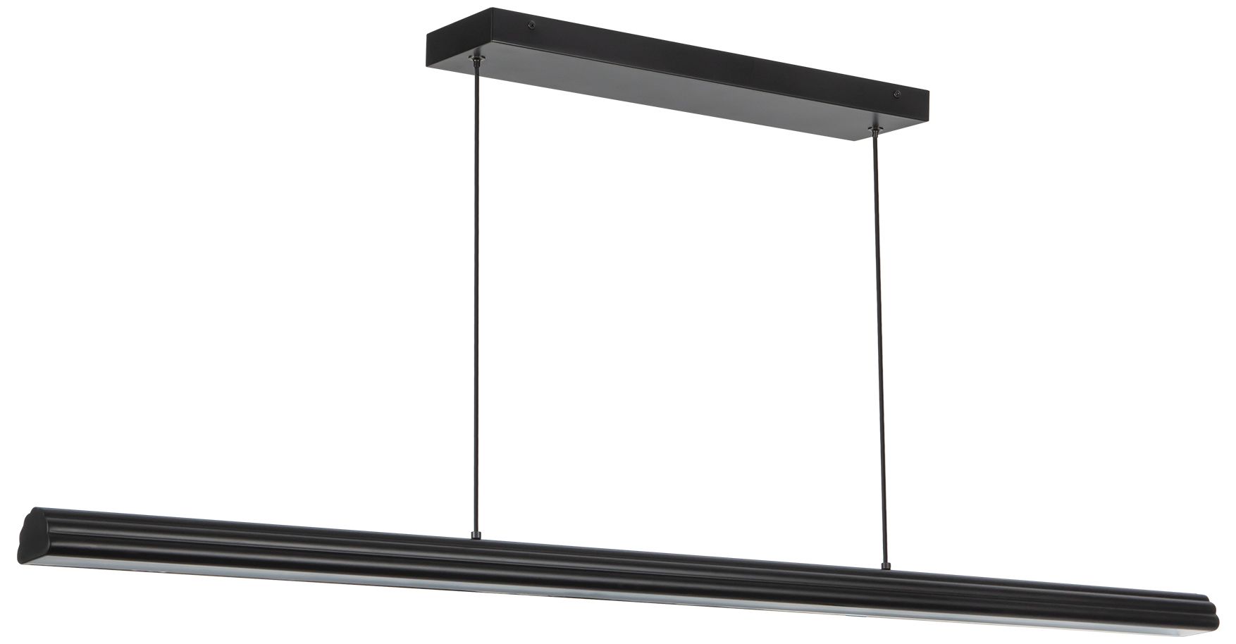 Image 2 Dottie 4-ft Matte Black dimmable LED Linear Pendant more views