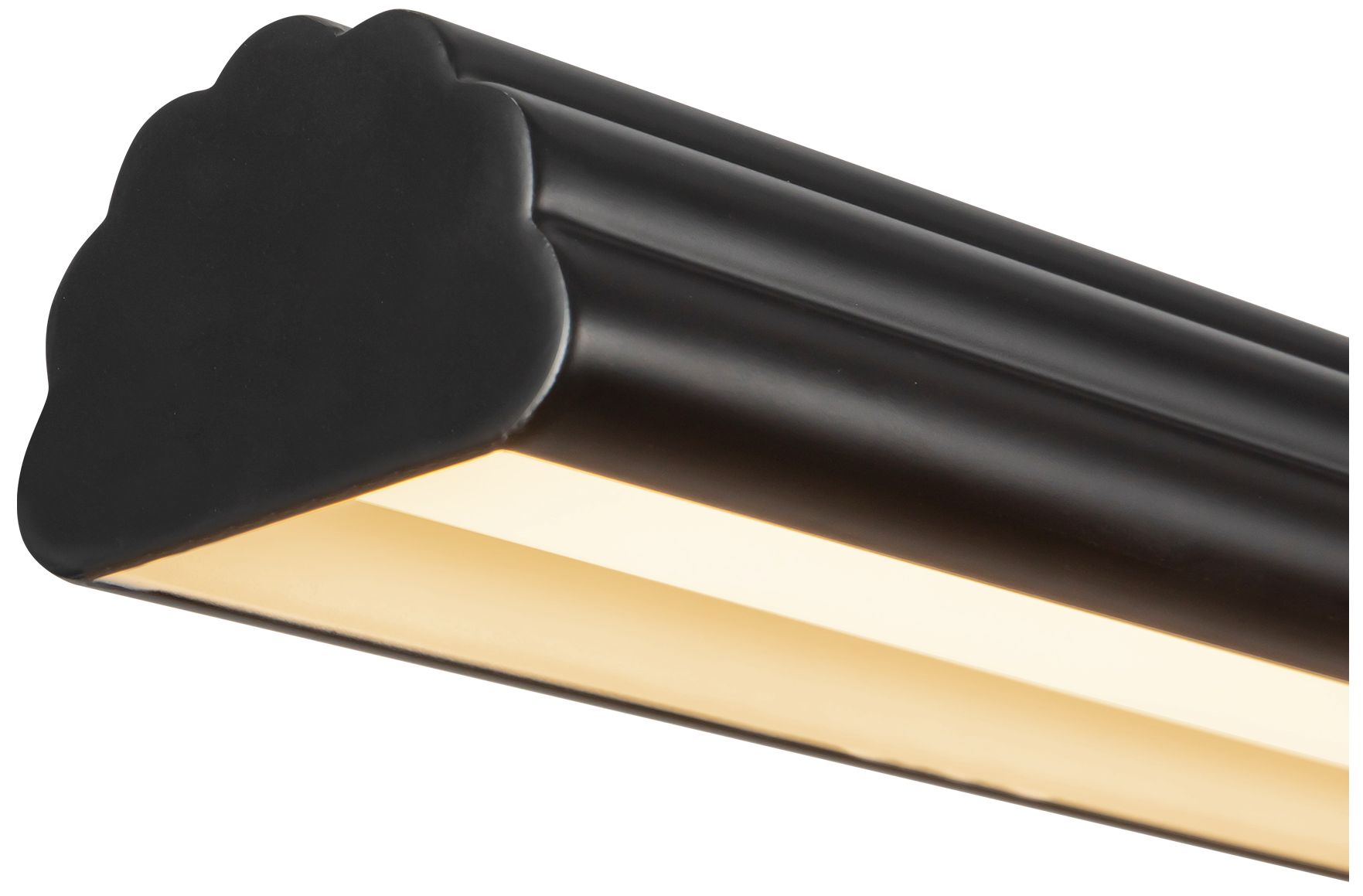Image 3 Dottie 4-ft Matte Black dimmable LED Linear Pendant more views