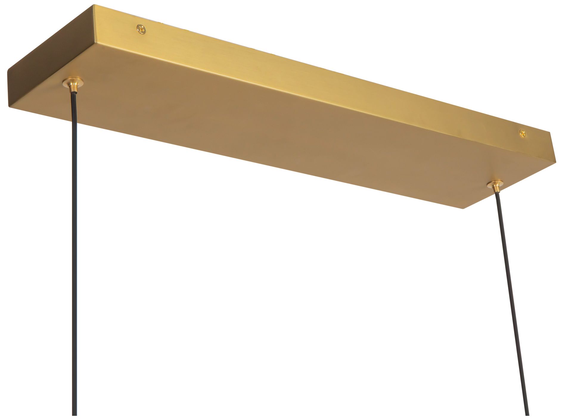 Image 4 Dottie 5-ft Brushed Gold dimmable LED Linear Pendant more views
