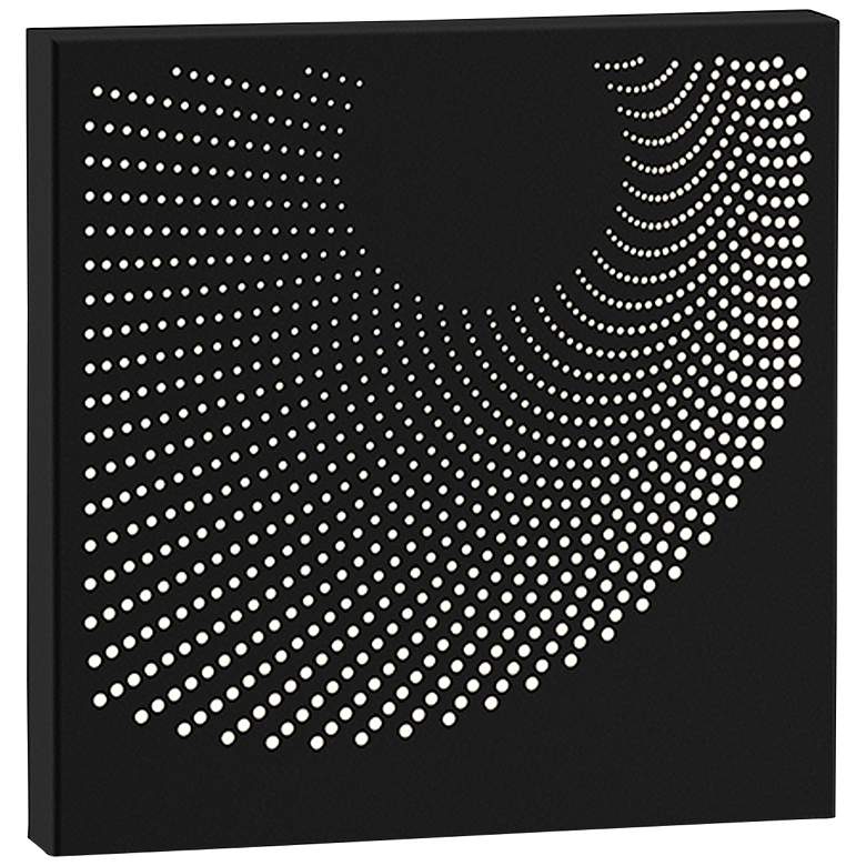 Image 1 Dotwave 10.25 inch High Textured Black LED Sconce