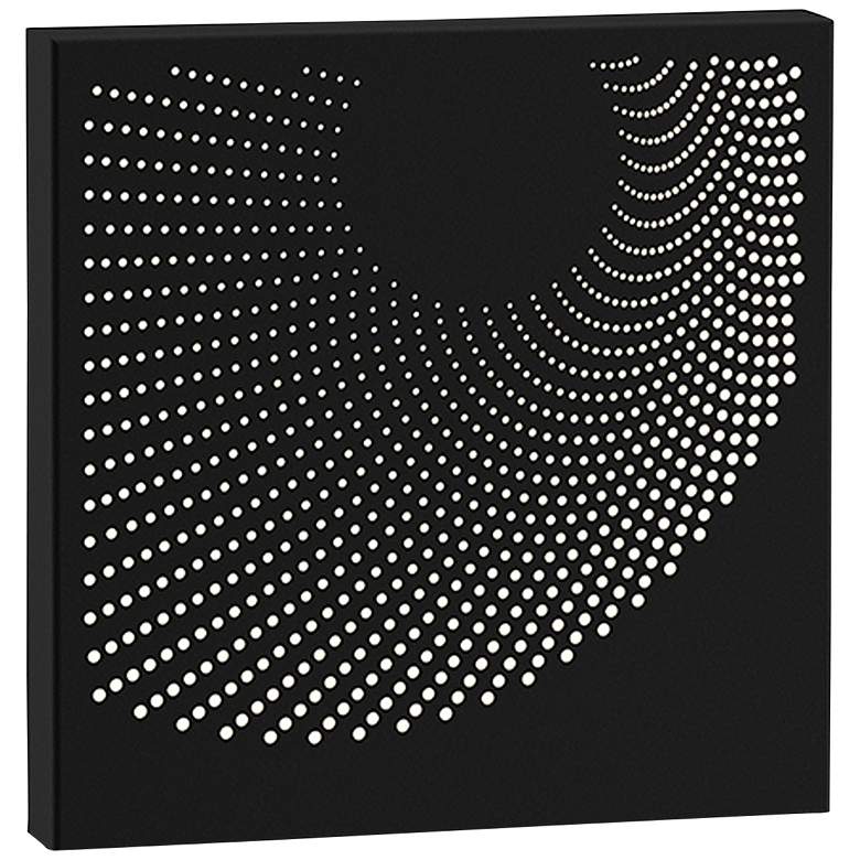 Image 1 Dotwave 10.25" High Textured Black LED Sconce