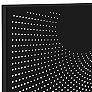Dotwave 10.25" High Textured Black LED Sconce